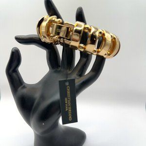 Christian Siriano Polished Gold Tone Bracelet